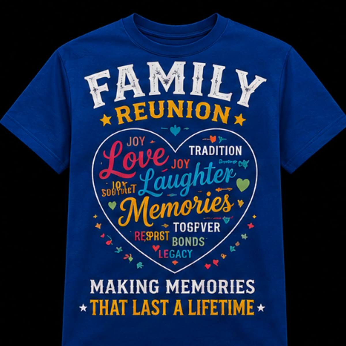 Royal Blue Short Sleeve T Shirt